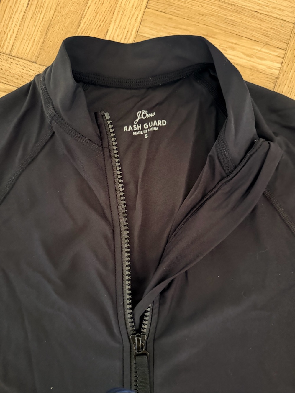 Black JCrew rash guard